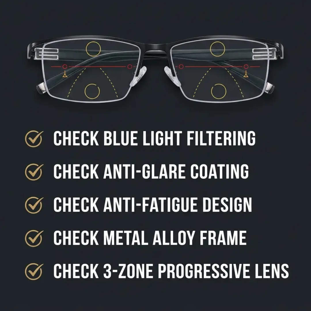 German Intelligent Progressive Glasses for Clear Vision