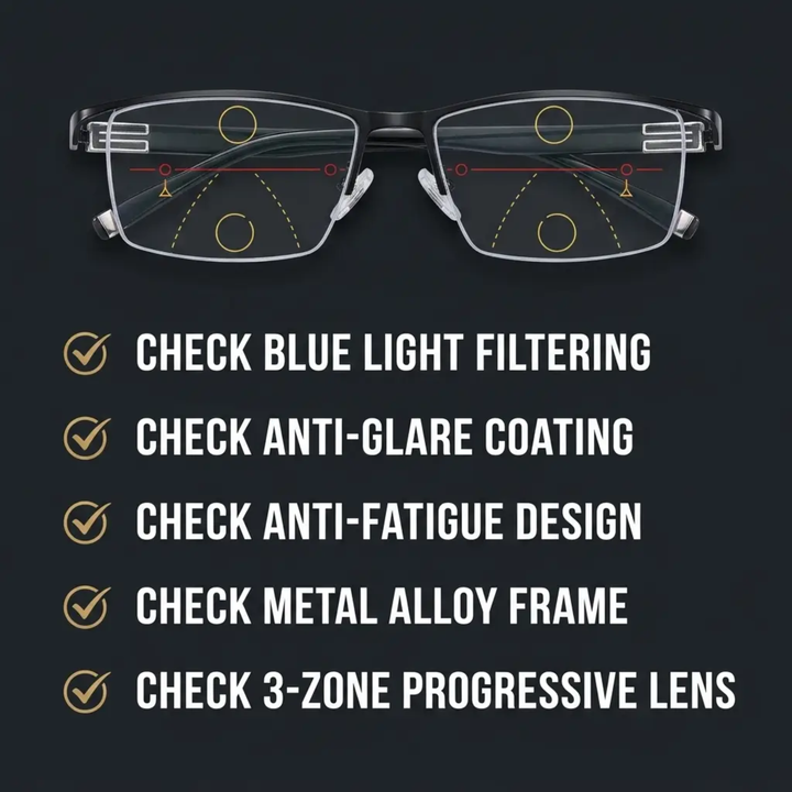 German Intelligent Progressive Glasses for Clear Vision
