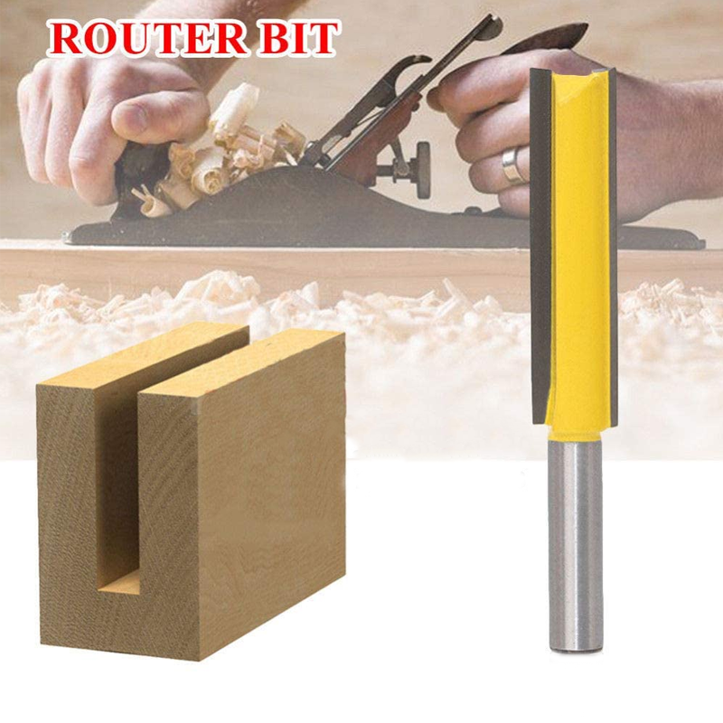 Brehn | 8MM Shank Double Flute Straight Router Bit