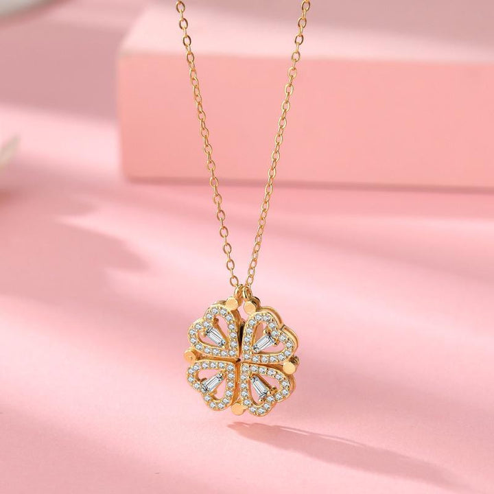 Hollow Four-Leaf Clover Necklace | Kalsten