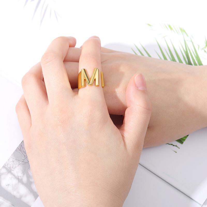 Kalsten | Initial A-Z Letter Ring