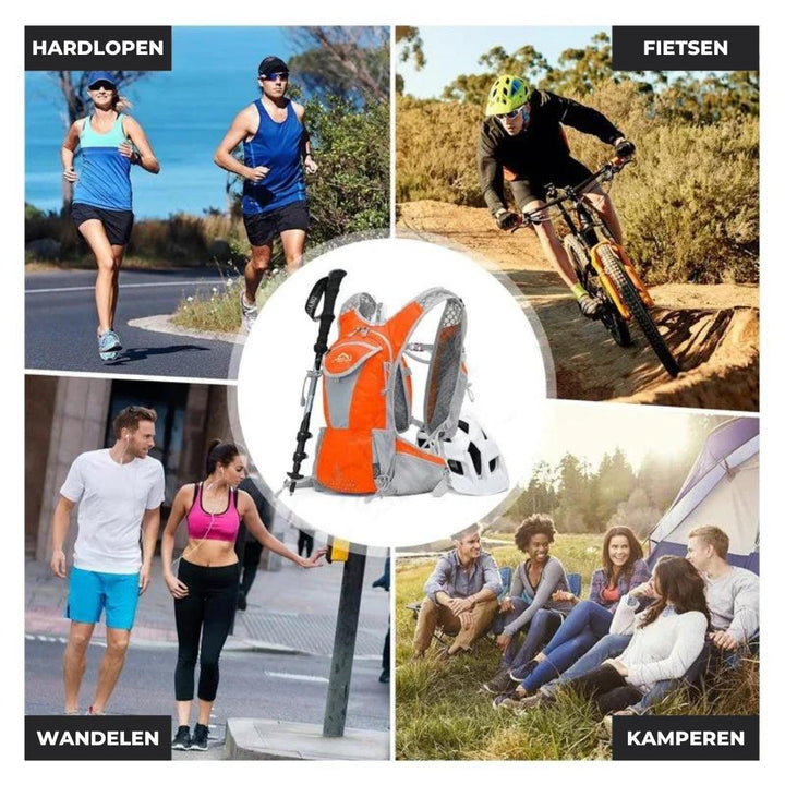 Kalsten | TravelLite Backpack - Ultralight Hydration with Integrated Water Tank