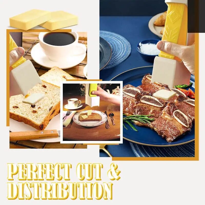 One Click Stick Butter Cutter Cheese Splitter Slicer | Kalsten
