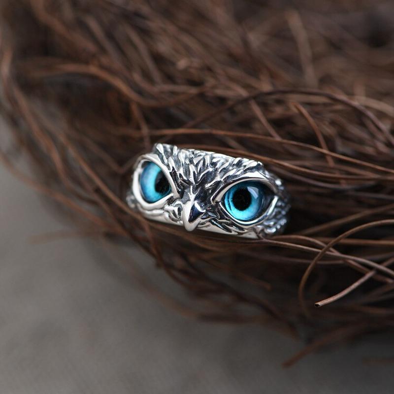 Owl Ring Demon Eye Adjustable | Kalsten