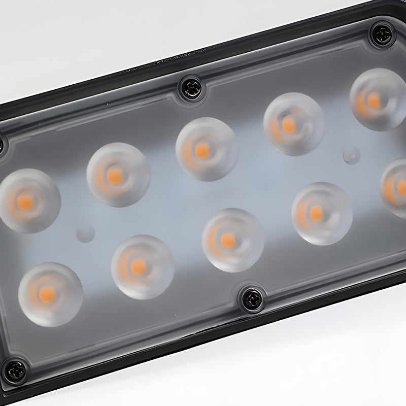 90 Adjustable Intelligent LED Waterproof Black Modern Solar Wall Lights | Kalsten