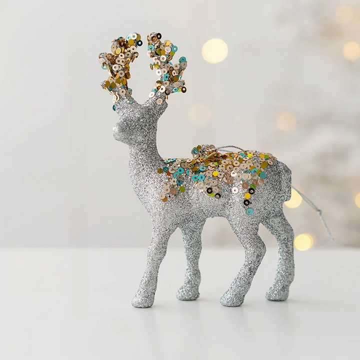 Sparkling Deer Ornament – Luxury Christmas Decoration for a Festive Atmosphere Kalsten