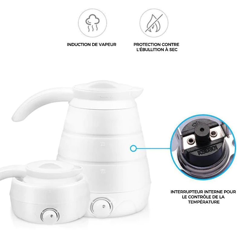 Portable silica gel travel pitcher with universal plug | Kalsten