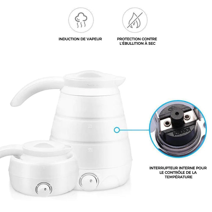 Portable silica gel travel pitcher with universal plug | Kalsten