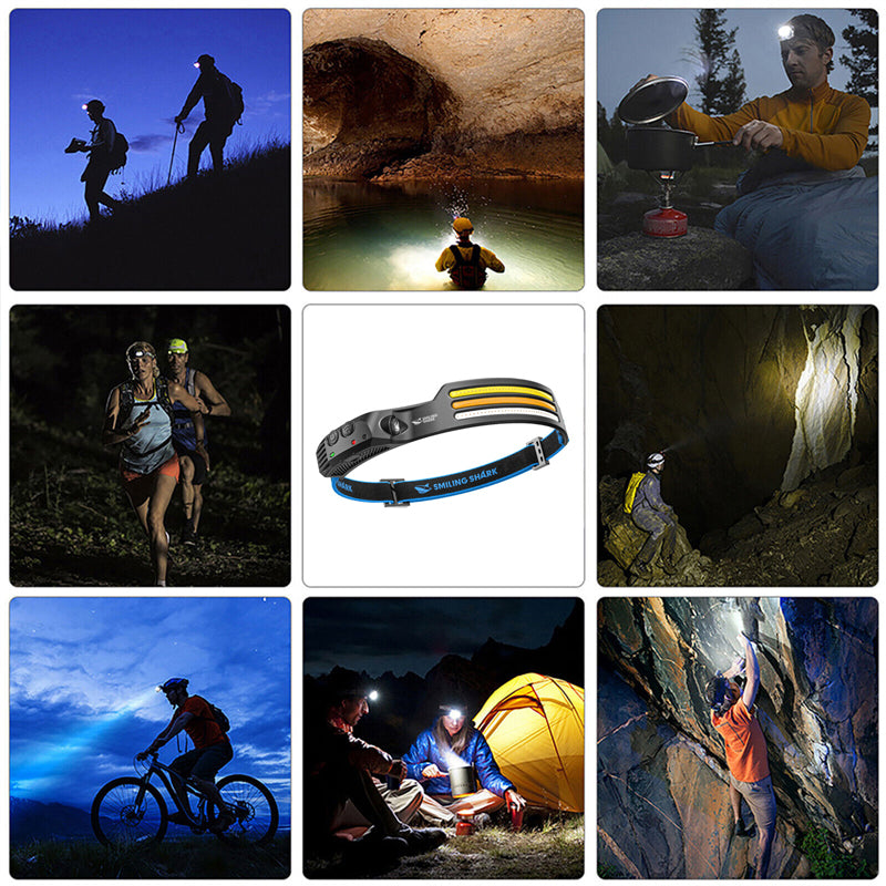 USB Rechargeable Powerful LED Headlamp