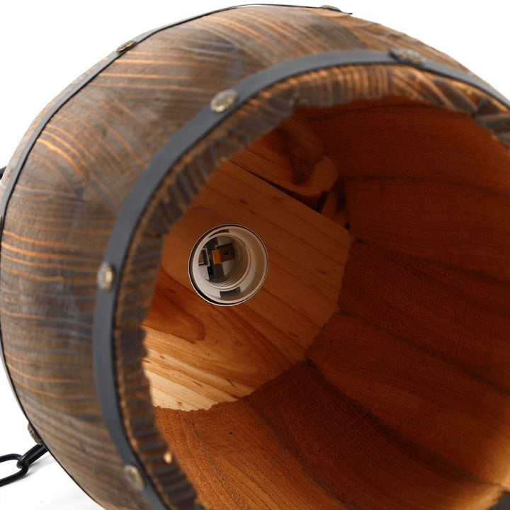 Retro wooden wine barrel pendant lamp | Kalsten