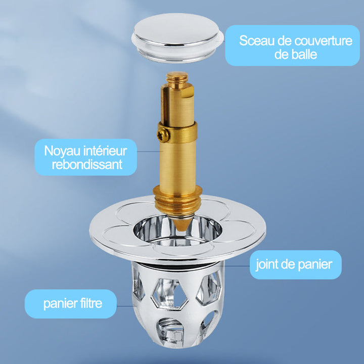 Universal water head drain plug for sink | Kalsten