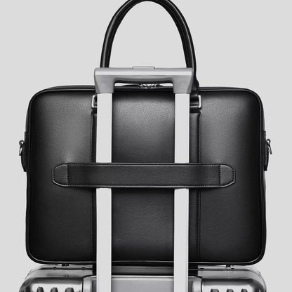 Skanto | Manhattan Leather Business Laptop Document Crossbody Handbag