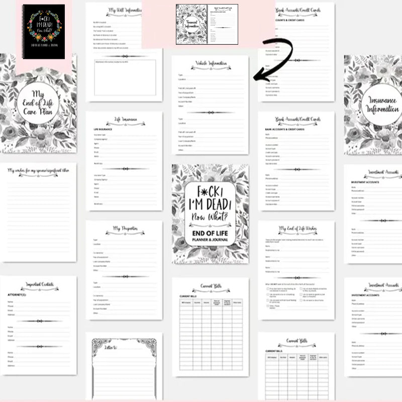 Kalsten | Damned I Am Dead, Life's End Planner