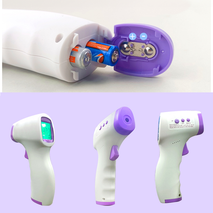Contactless dog thermometer with one-click reading