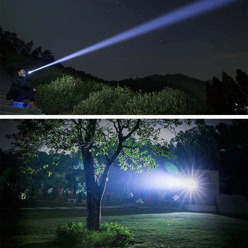 2023 New Year Limited Time Sale LED Tactical Rechargeable Laser Flashlight 90000 High Lumens-Buy 2 Free VIP Shipping | Kalsten