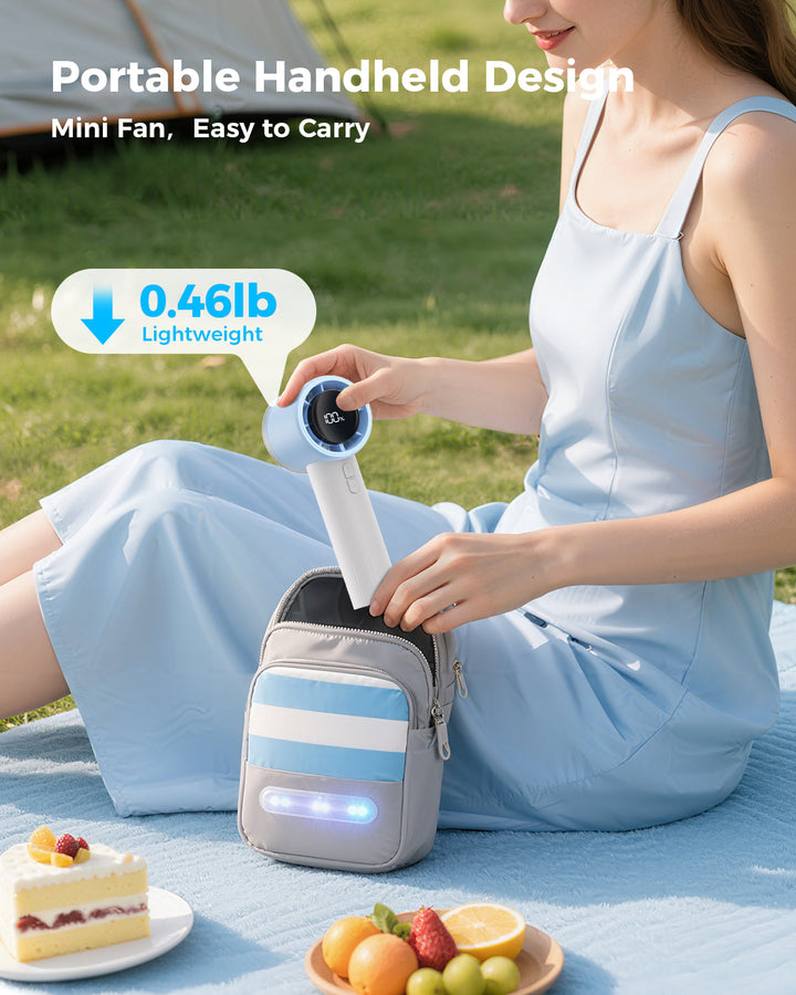 Portable High Speed Handheld Turbo Fan with LED Display | Kalsten