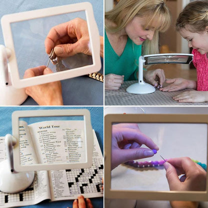 BowLift | Hands-free Desktop Magnifier with LED