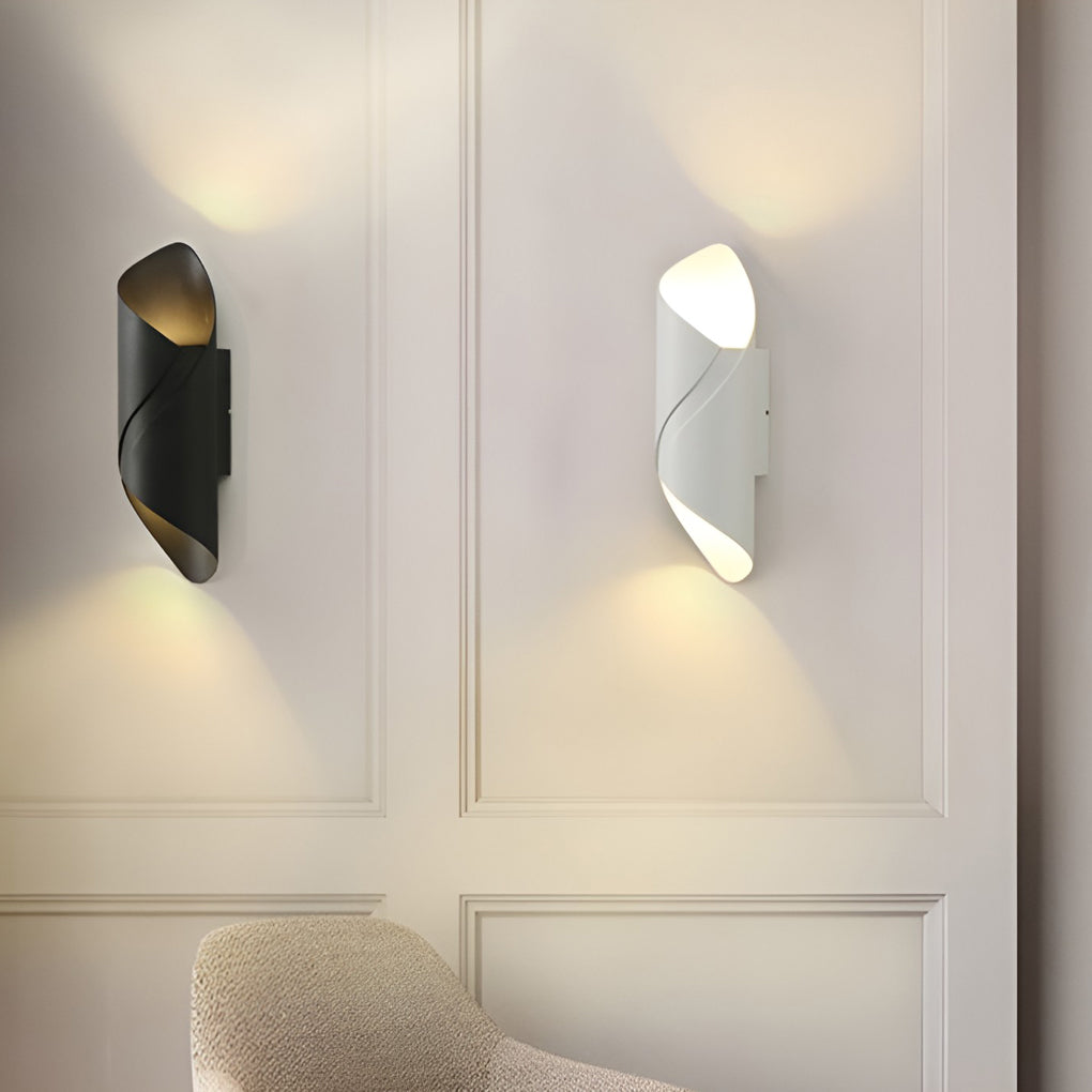 Outdoor LED Up and Down Light Waterproof Modern Wall Sconce Lighting | Kalsten