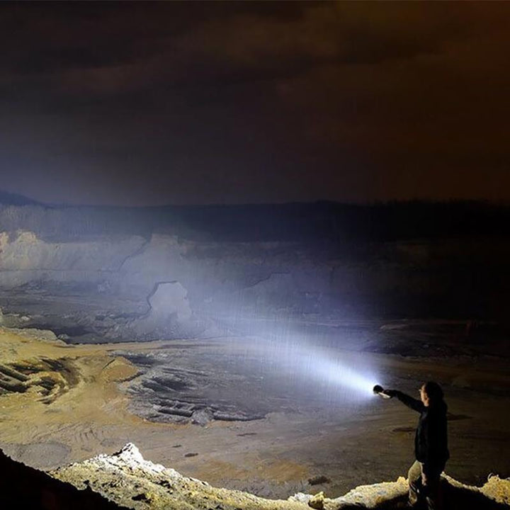 High-Lumen Waterproof LED Flashlight
