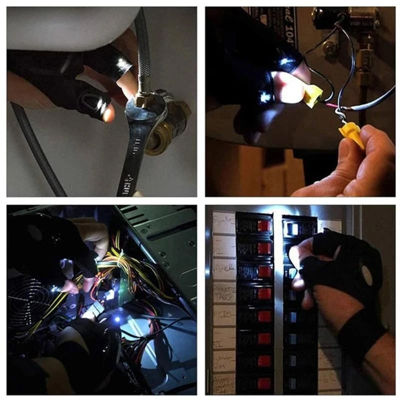 Gloves with Waterproof LED Lights | Kalsten