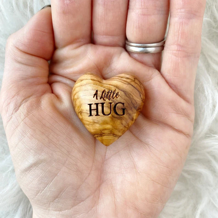 Kalsten | Small Pocket Hug Wooden Heart Token