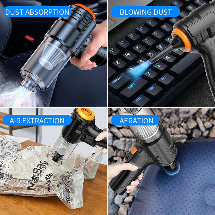 Kalsten | Portable wireless handheld vacuum cleaner, cyclone suction cordless vacuum cleaner, rechargeable vacuum cleaner with strong suction power suitable for cars/offices/homes
