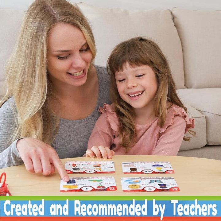 Kalsten | Phonics Flashcards - Learning to read in 20 steps - Digraphs CVC mixtures long vowel sounds