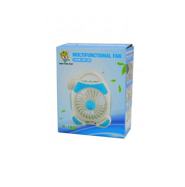 Rechargeable Desktop Fan With Light | Kalsten