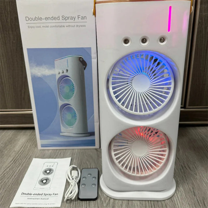 Double-Ended Spray Fan: Portable Air Cooler | Kalsten