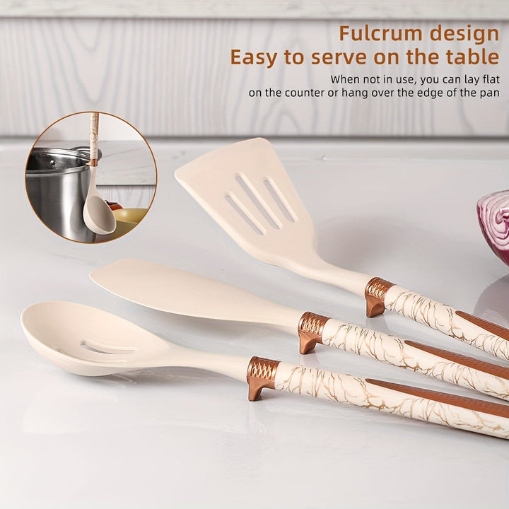 Premium Cooking - Cooking pleasure with the Elegant Silicone Kitchen Utensil Set Kalsten