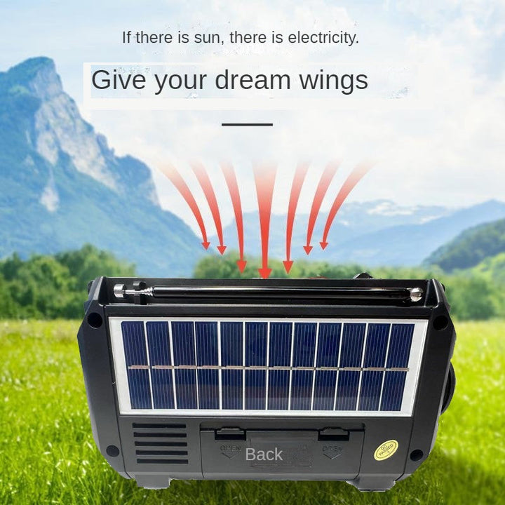 Solar-powered radio for camping | Kalsten