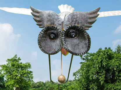 Skanto | WindGarden | Metal Garden Spinner Wind Spinner with Ground Stake – Weather-Resistant Decor