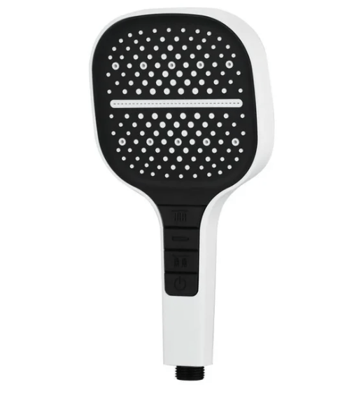 HydraLux 7-Settings Shower Head – Water-Saving & Anti-Scale – Square Chrome | Kalsten