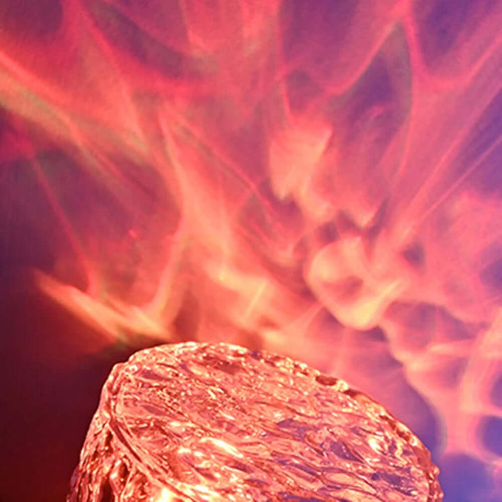 Crystal Lamp Water Ripple Projector Night Light Decoration Home Houses Bedroom Aesthetic Atmosphere Holiday Gift Sunset Lights Home Decor | Kalsten