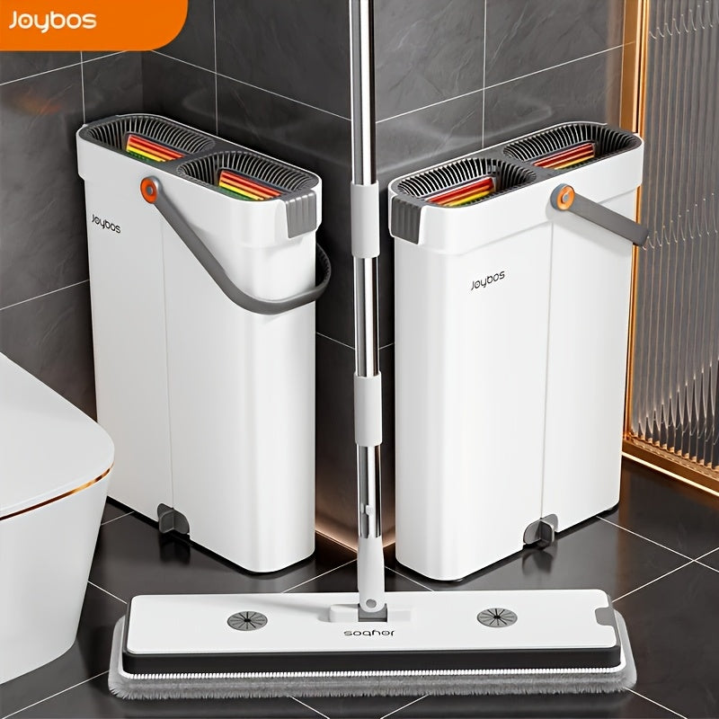 Mop set with bucket | 33 cm or 40 cm flat mop | Kalsten