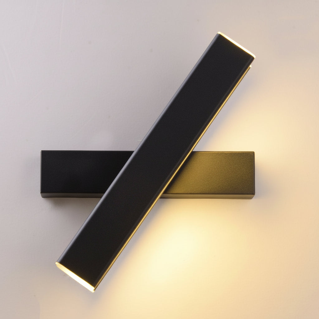 Nordic 360° Rotatable LED Wall Sconce – Minimalist Aluminum Bedside Reading Light | Kalsten