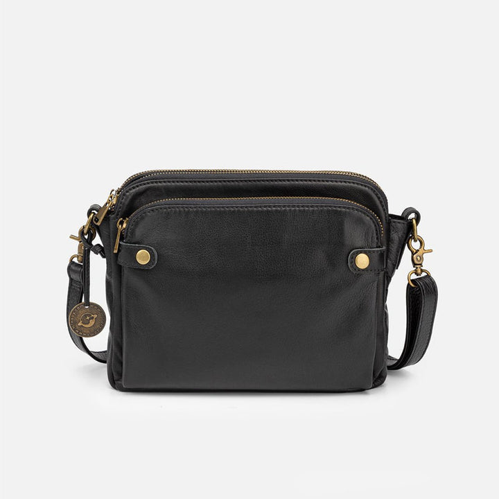 Women's shoulder bag made of three-layer leather | Kalsten
