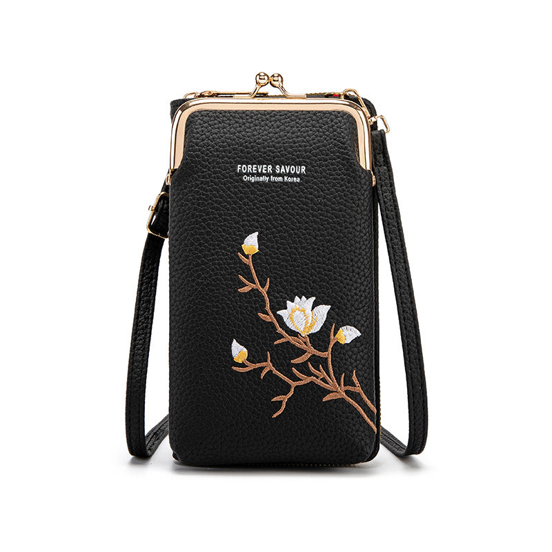 Skanto | Embroidered Women's Crossbody Wallet