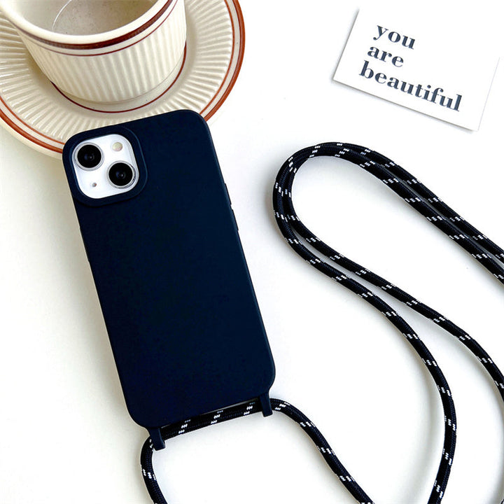 Kalsten | Solid Silicone Lanyard Case for iPhone