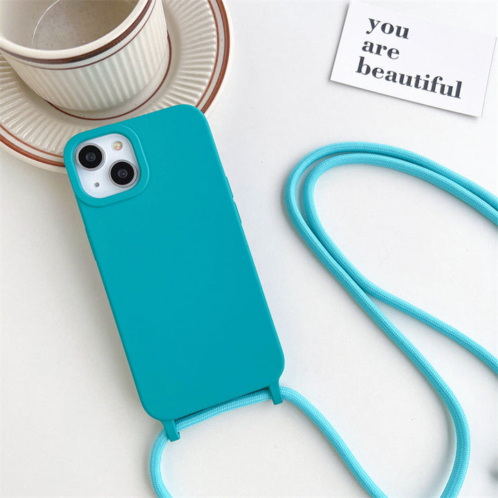 Kalsten | Solid Silicone Lanyard Case for iPhone