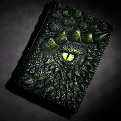 Kalsten | Dragon Eye 3D Embossed Journal - Handmade Resin Engraved Notebook