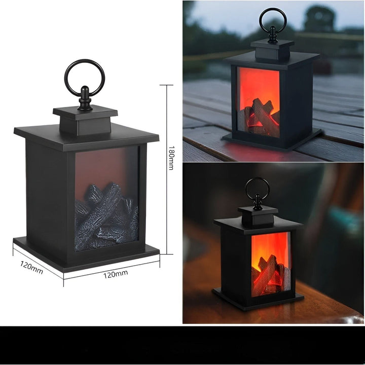 RadiantFlame LED Lantern – Realistic Flame Table Lamp for Cosy Ambient Lighting | Kalsten