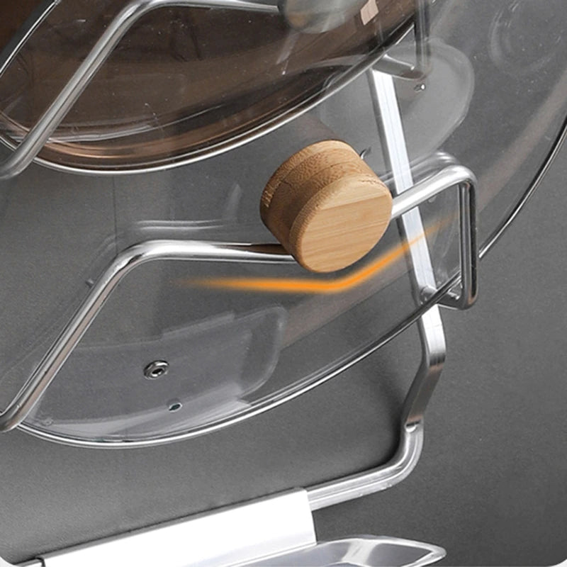 Kalsten | Wall-Mounted Extreme Pot Lid Holder Rack
