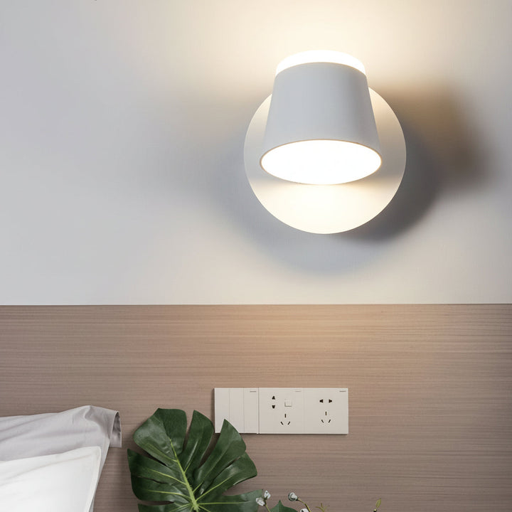 LED Wall Sconce – Adjustable Up Down Light Black Aluminum (13cm / 5in) | Kalsten