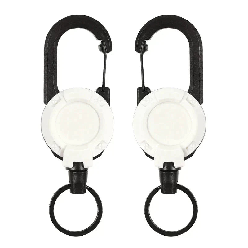 Automatic retractable key holder made of wire rope for outdoor use | Kalsten