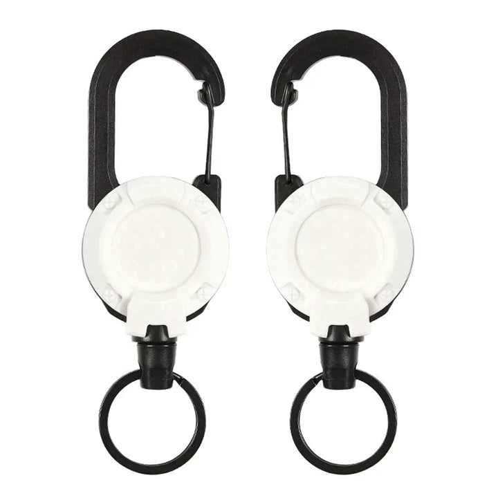 Automatic retractable key holder made of wire rope for outdoor use | Kalsten