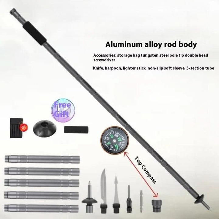 Kalsten | Tactical hiking pole with multi-tool function for outdoor & emergencies
