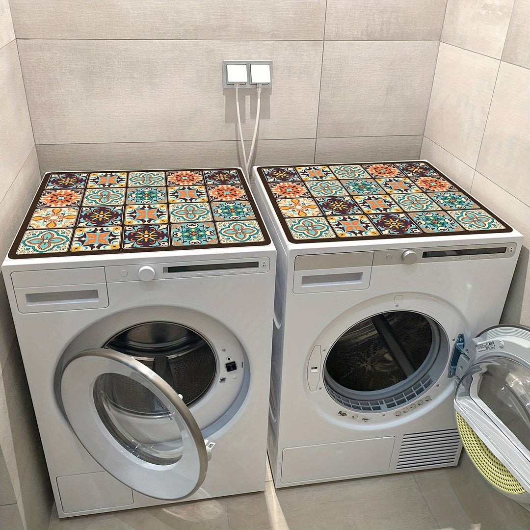Washing Machine Cover Mat Retro Mosaic | Kalsten