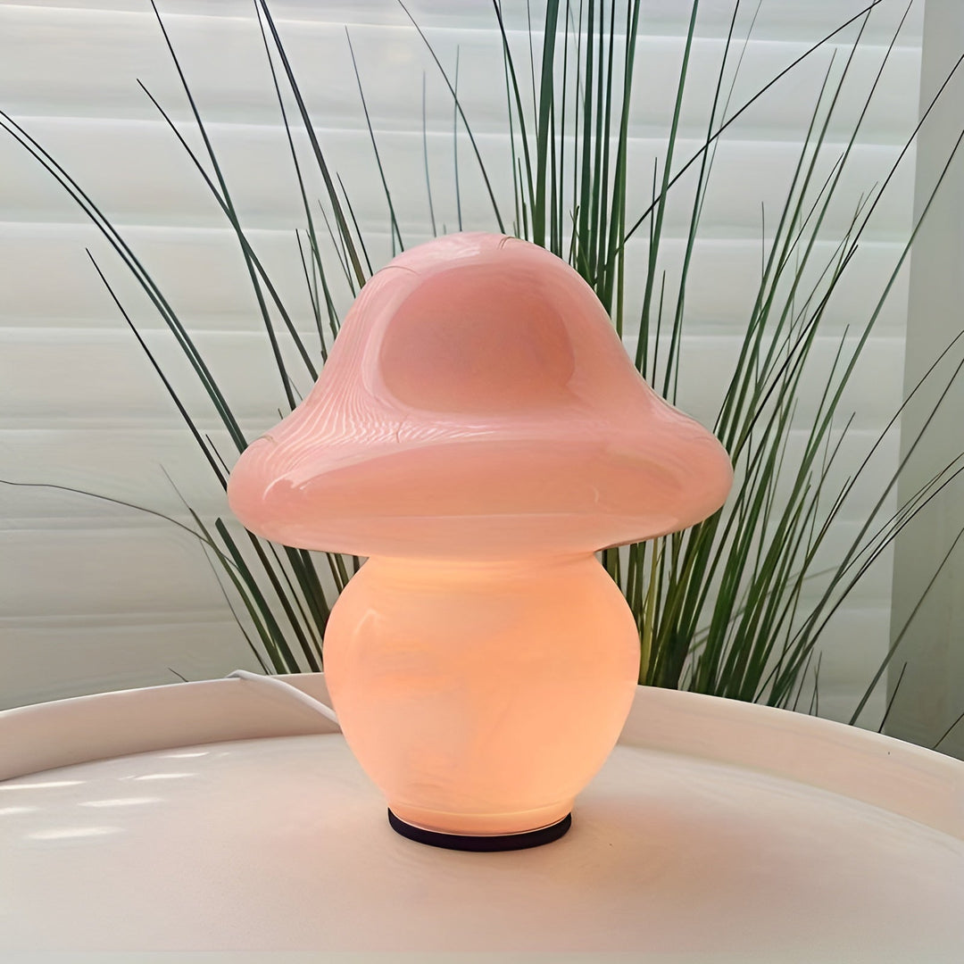 MushroomDream Lamp – Enchanting Glass Lighting with Mushroom Pattern Kalsten