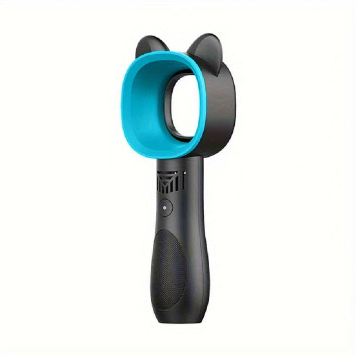 1pc USB Rechargeable Bladeless Handheld Fan - Portable Mini Desk Fan with 3 Speeds for Travel, Camping, Office, and Room Use | Kalsten